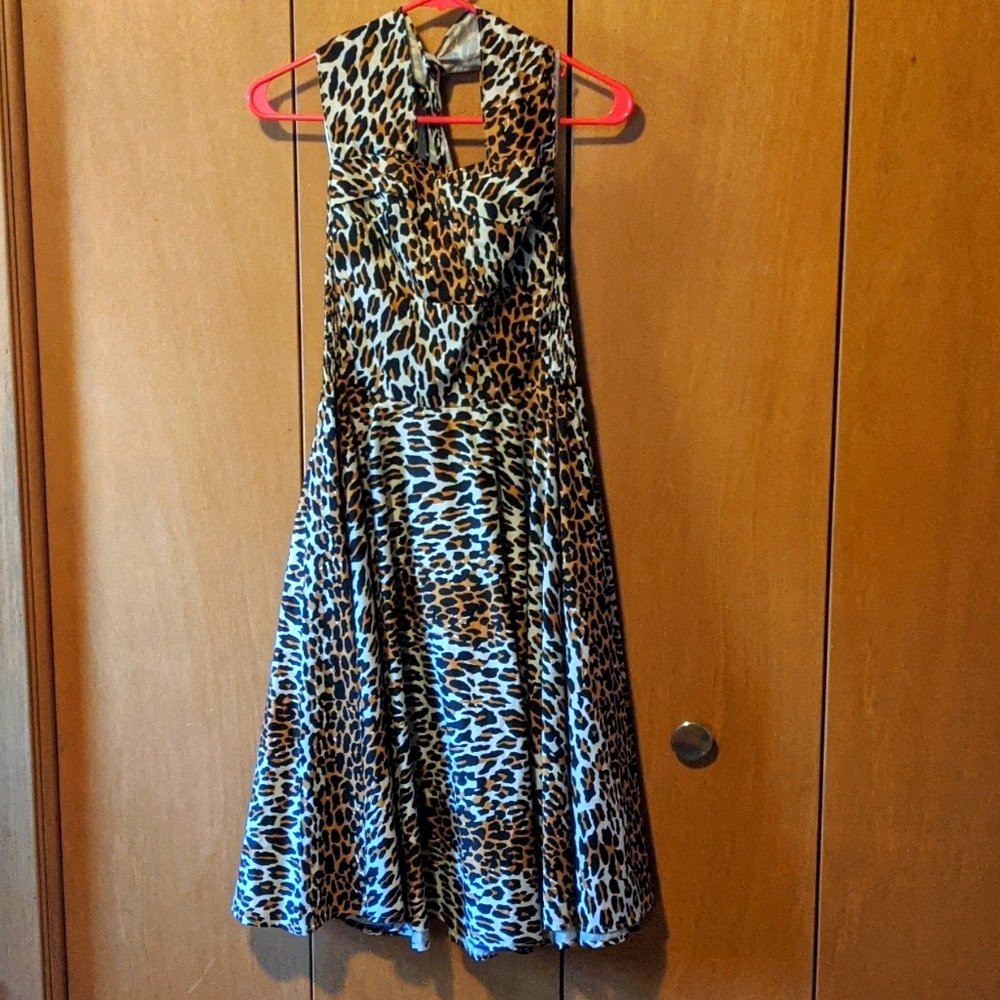 Trashy Diva small leopard trixie halter dress